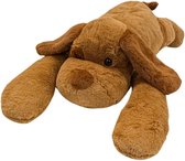 DreamGoods Verzwaringsknuffel Hond - 1.8kg - 65cm - Verzwaarde Knuffel - Weighted Stuffed Animal - Anxiety Knuffel - Sensorisch Speelgoed - Zware Knuffel - Verzwaring Knuffel