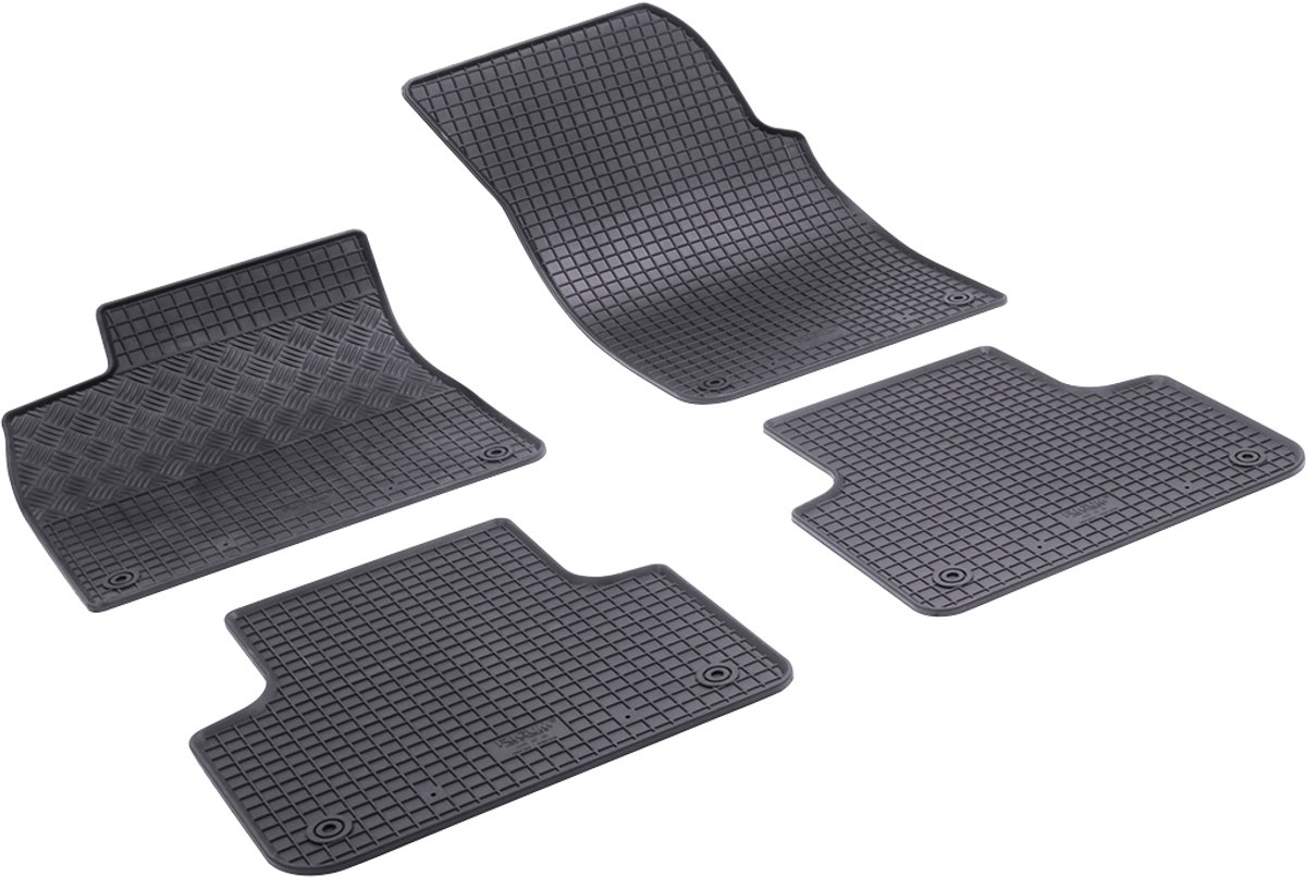 Automatten voor Audi Q7 (4M) (2015-2023), Audi Q8 (4M) (vanaf 2019) - 4-delig - Rubber