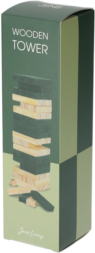 Jeu de tour en bois - Vert - JENS Living