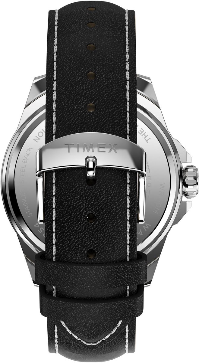 Timex Timex Essex Kwarts Analoog Horloge Zwart Case: 100% Low Lead Brass | Armband: 100% Stainless Steel 46 TW2W79800AJ