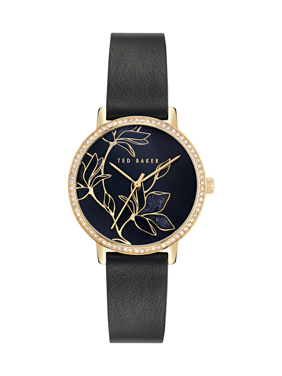 Ted Baker Keythlin Fashion Kwarts Analoog Horloge Zwart Case: 100% Stainless Steel | Armband: 100% Leather 36 BKPKTF402W0, BKPKTF403W0