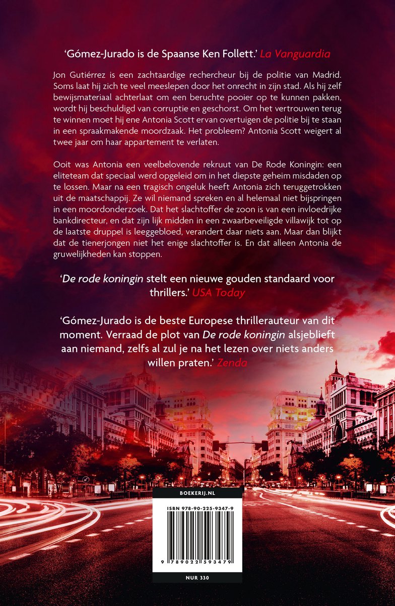 Antonia Scott - De rode Koningin - back cover