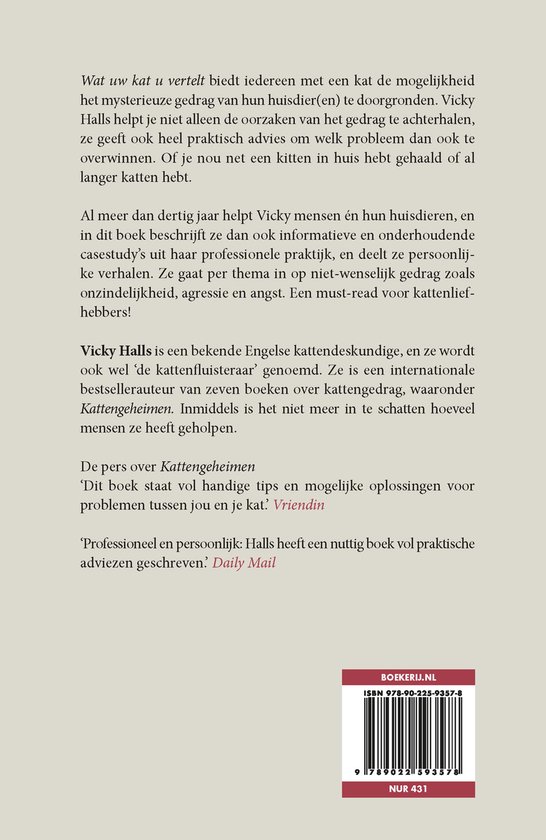 Wat uw kat u vertelt