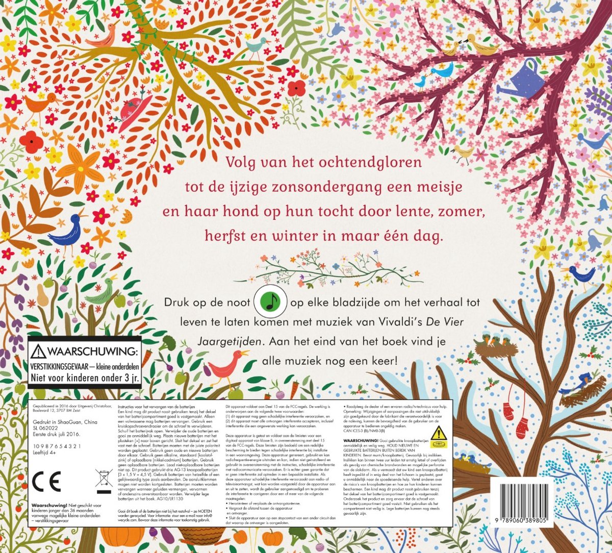 Het verhalenorkest - De vier jaargetijden - back cover