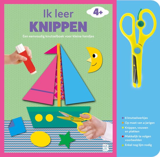 Ik leer knippen 1 - Ik leer knippen 4+ (boot) met schaartje - cover