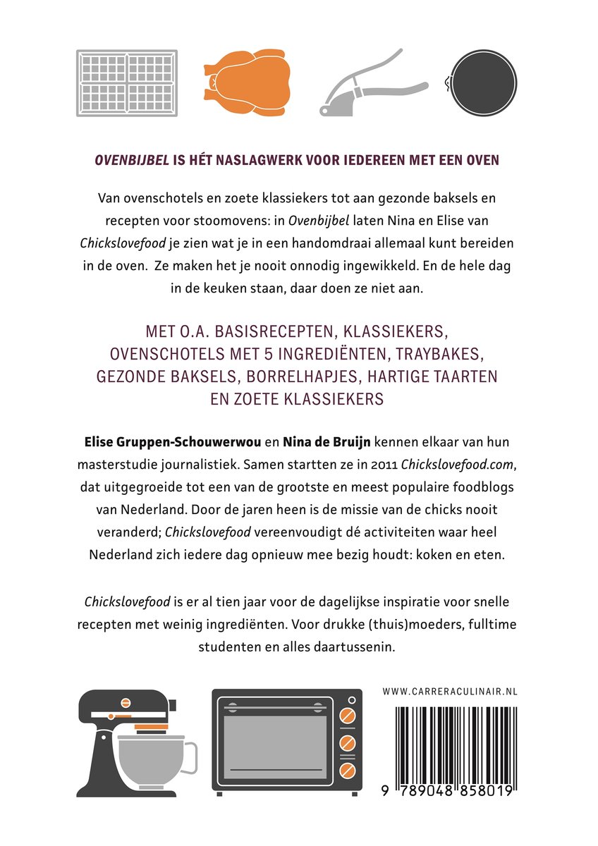 Kookbijbels 19 - Ovenbijbel - back cover