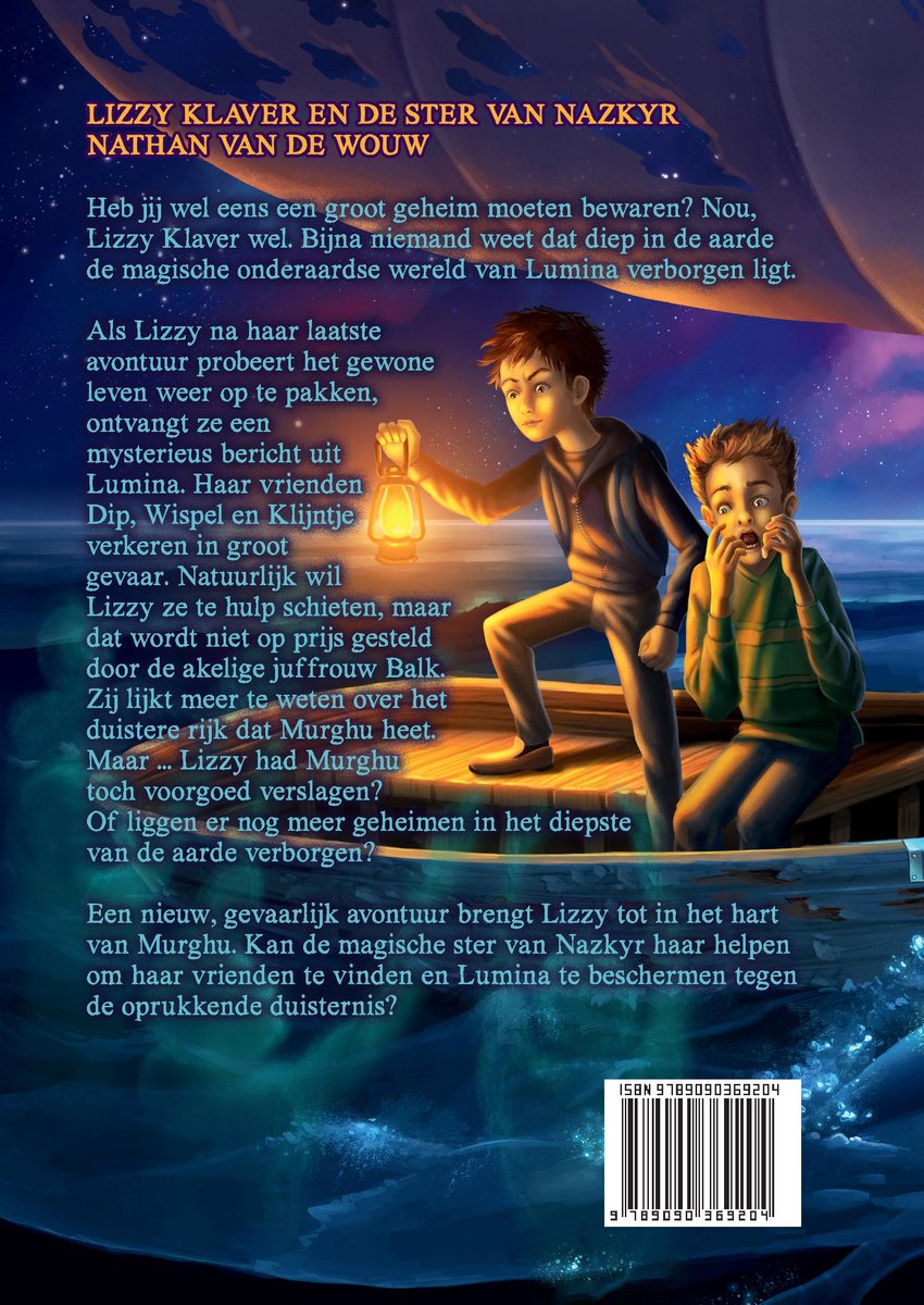 Lizzy Klaver en de ster van Nazkyr - back cover