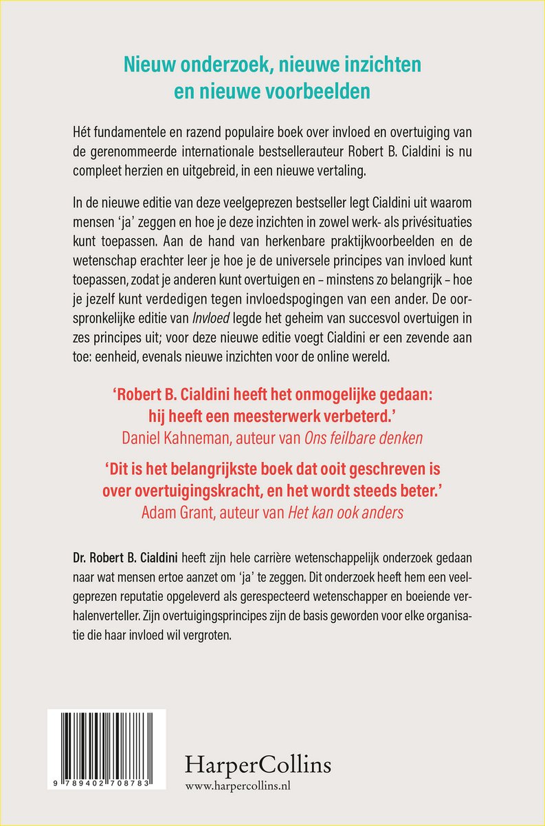 Invloed - back cover