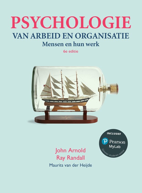 Psychologie van arbeid en organisatie, 6e editie met MyLab N ... - cover
