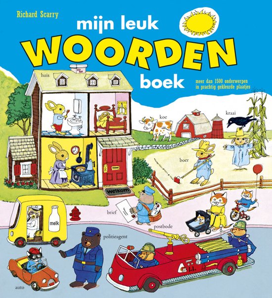 Richard Scarry - Mijn leuk woordenboek - cover