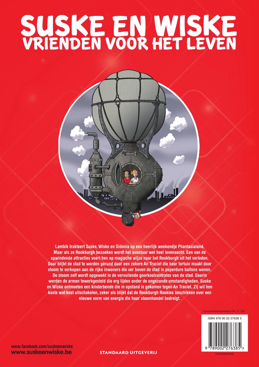 Suske en Wiske 368 - De Rookburgh Rookies - back cover