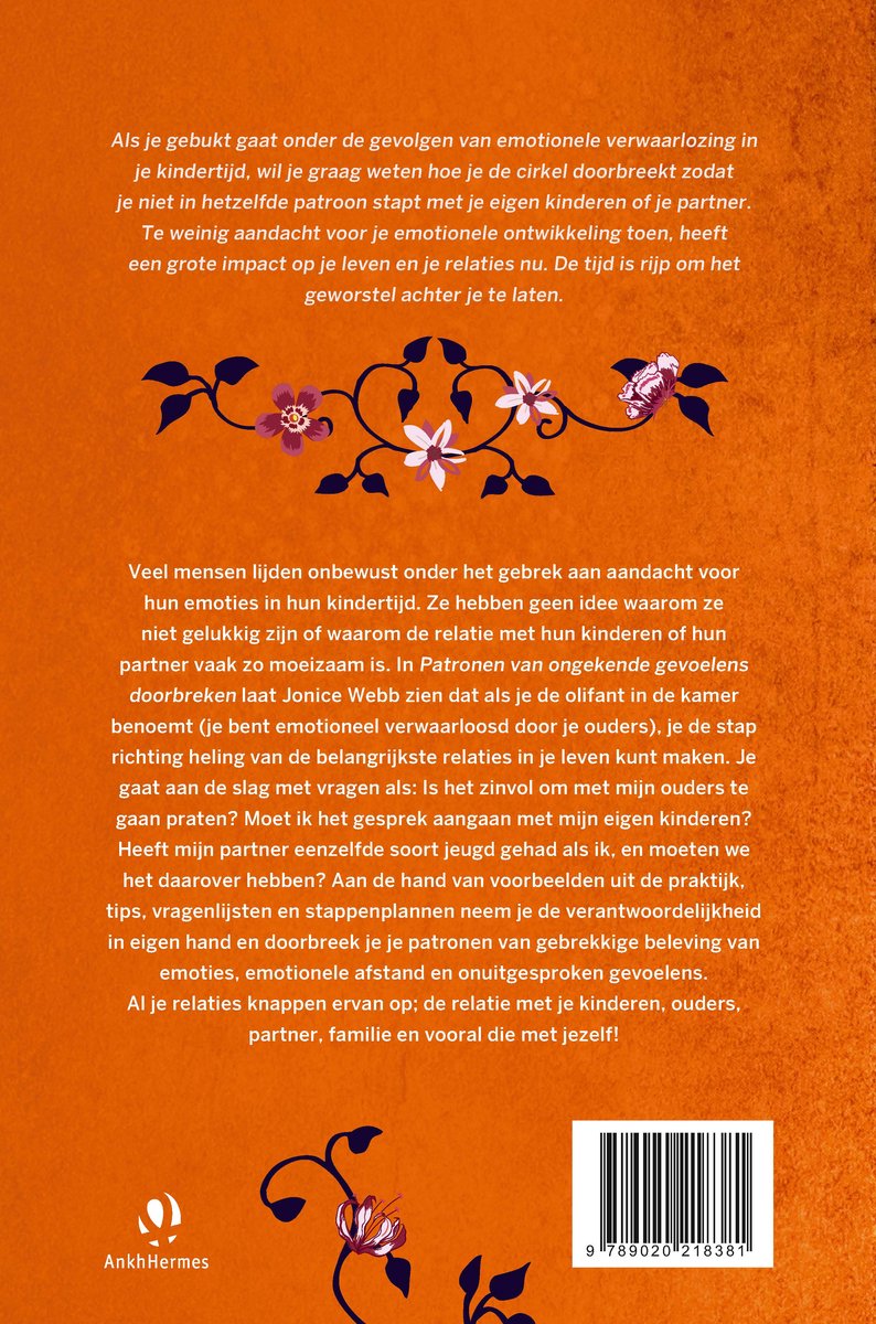 Patronen van ongekende gevoelens doorbreken - back cover