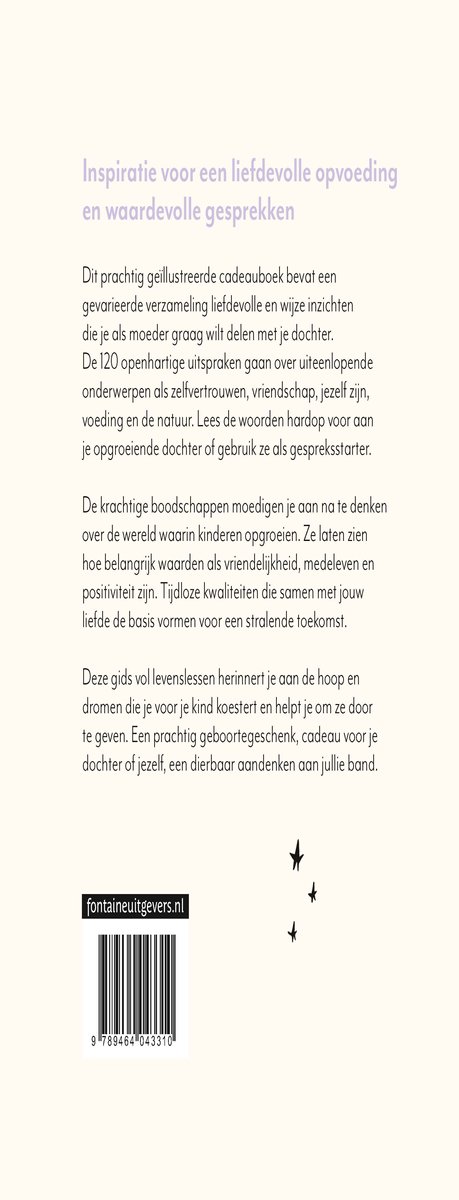 Briefjes voor mijn dochter - back cover