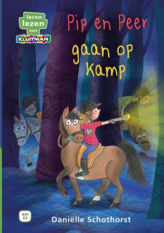Leren lezen met Kluitman - Pip en Peer gaan op kamp - cover
