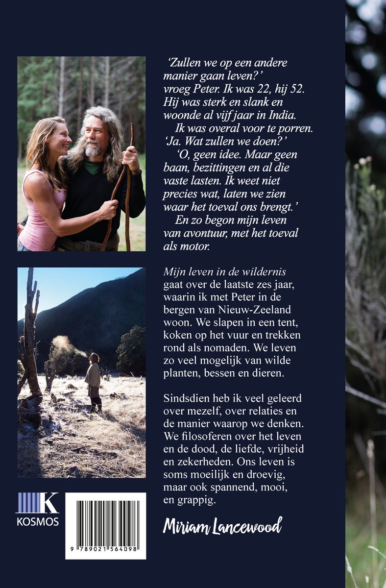 Mijn leven in de wildernis - back cover
