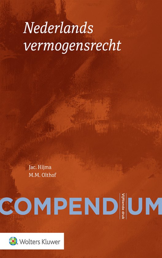 Compendium Nederlands vermogensrecht - cover