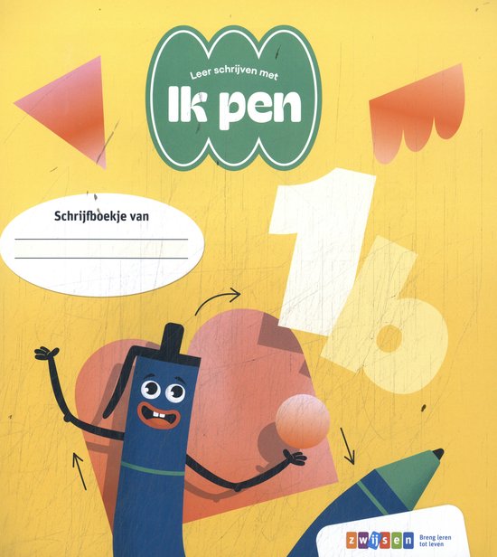 Leer schrijven met Ik Pen 1b Schrijfboekje