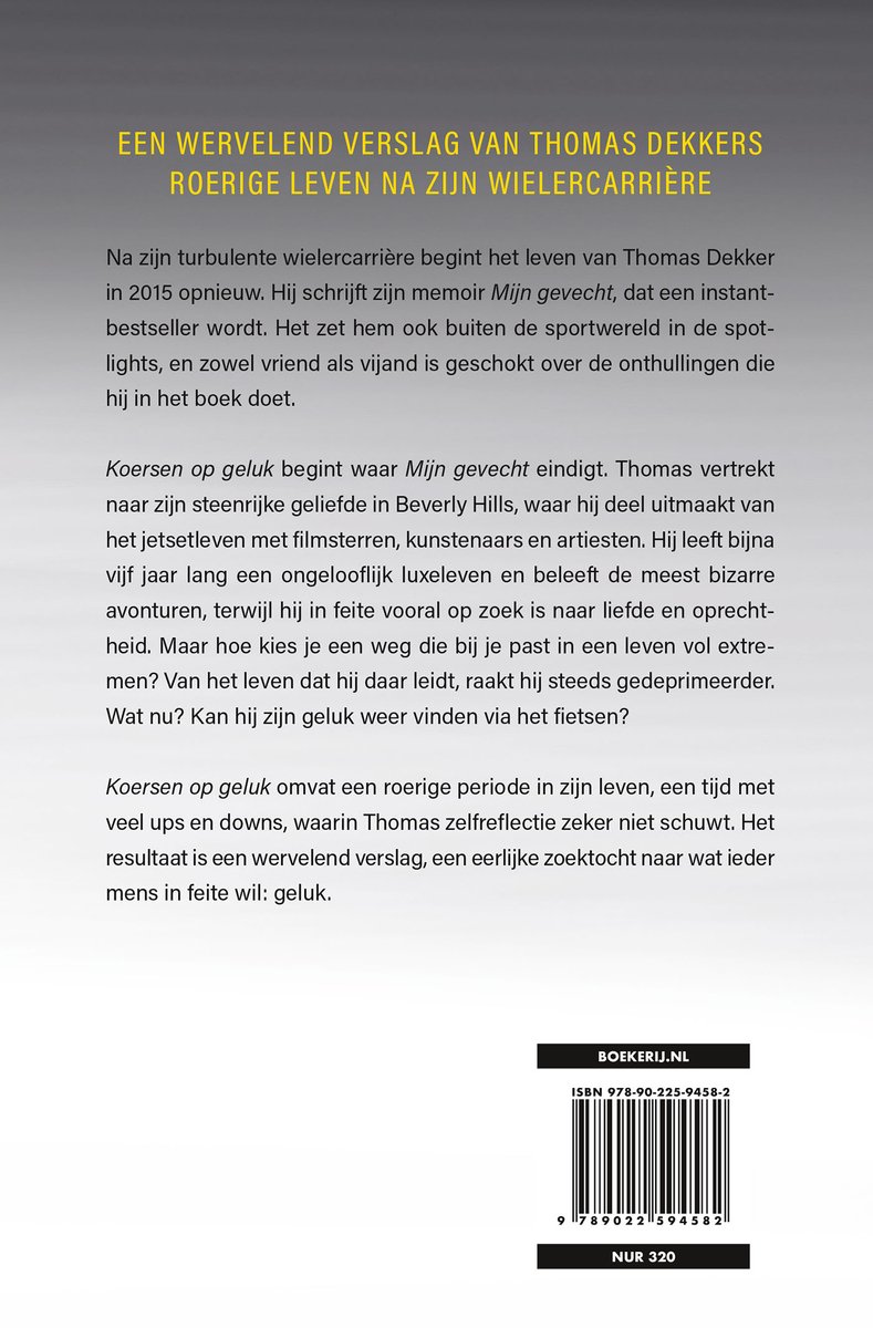 Koersen op geluk - back cover