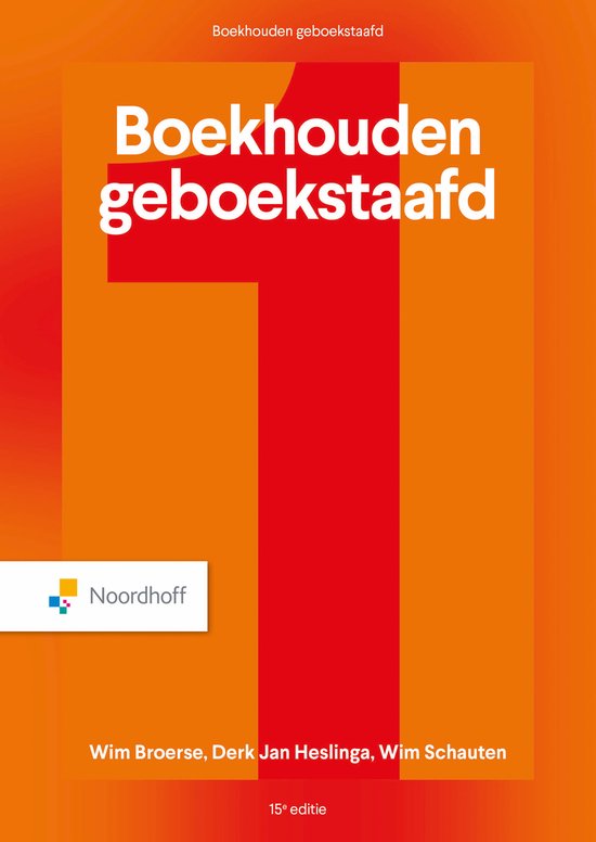 Boekhouden Geboekstaafd 1 - cover