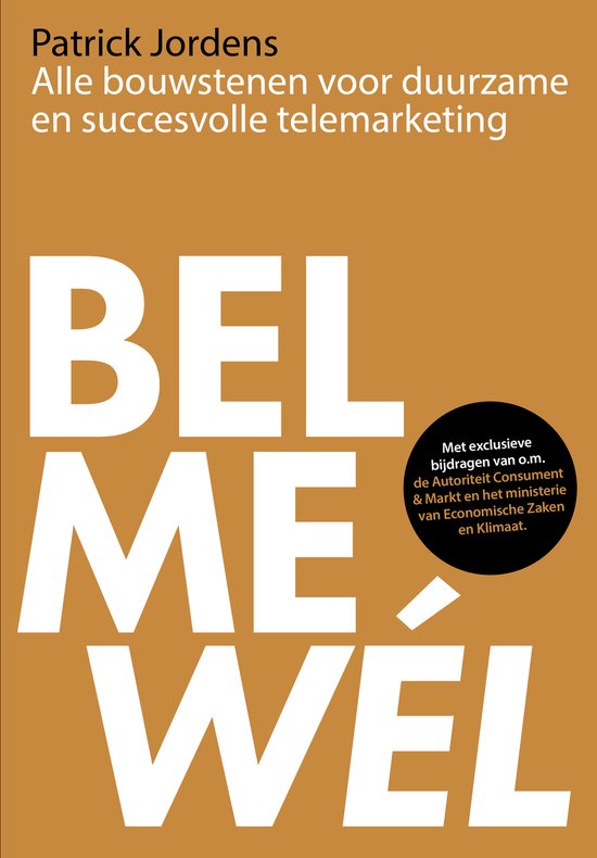 Bel me wel - cover