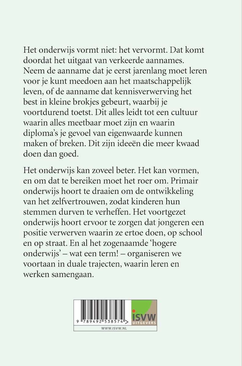 Gevormd of vervormd? - back cover