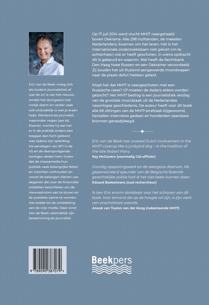 Het MH17 bedrog - back cover