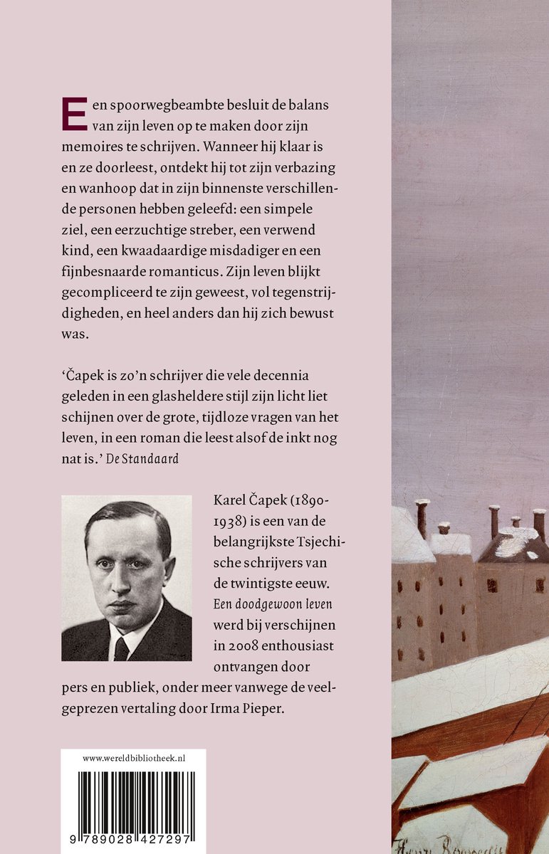 Een doodgewoon leven - back cover