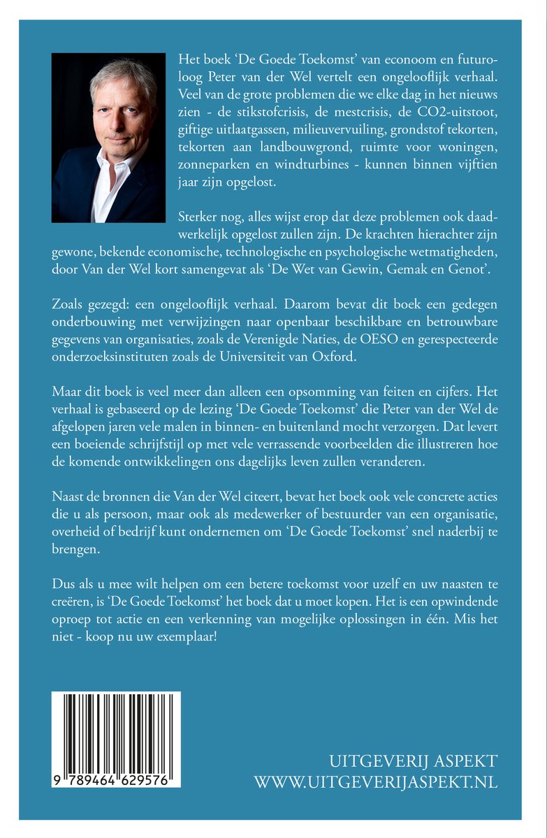 De goede toekomst - back cover