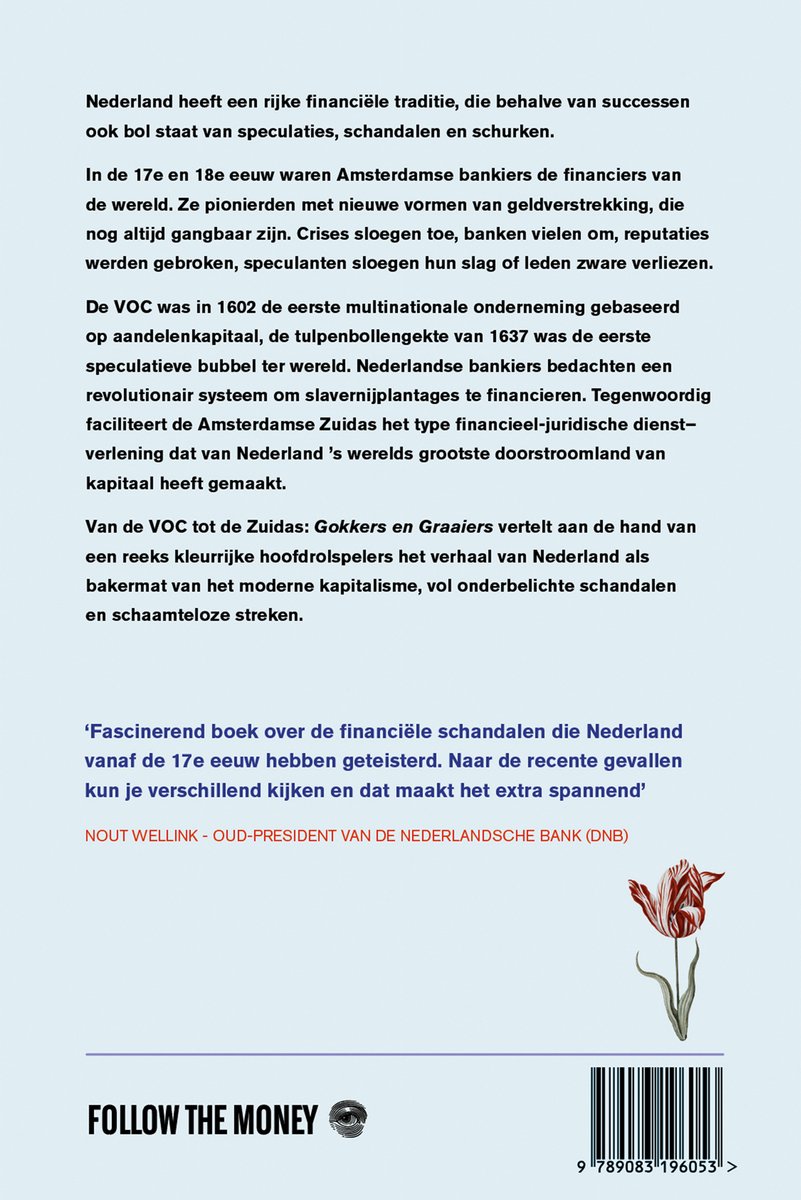 Gokkers en graaiers - back cover