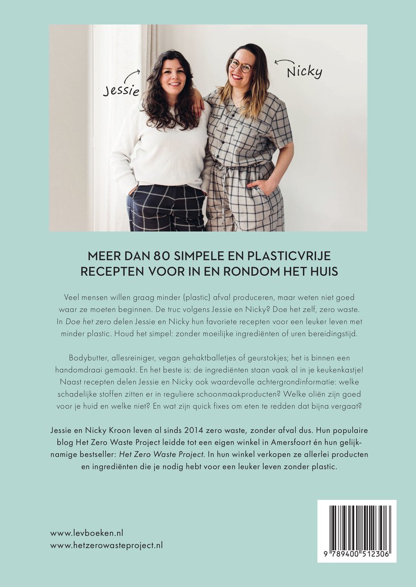 Doe het zero - back cover