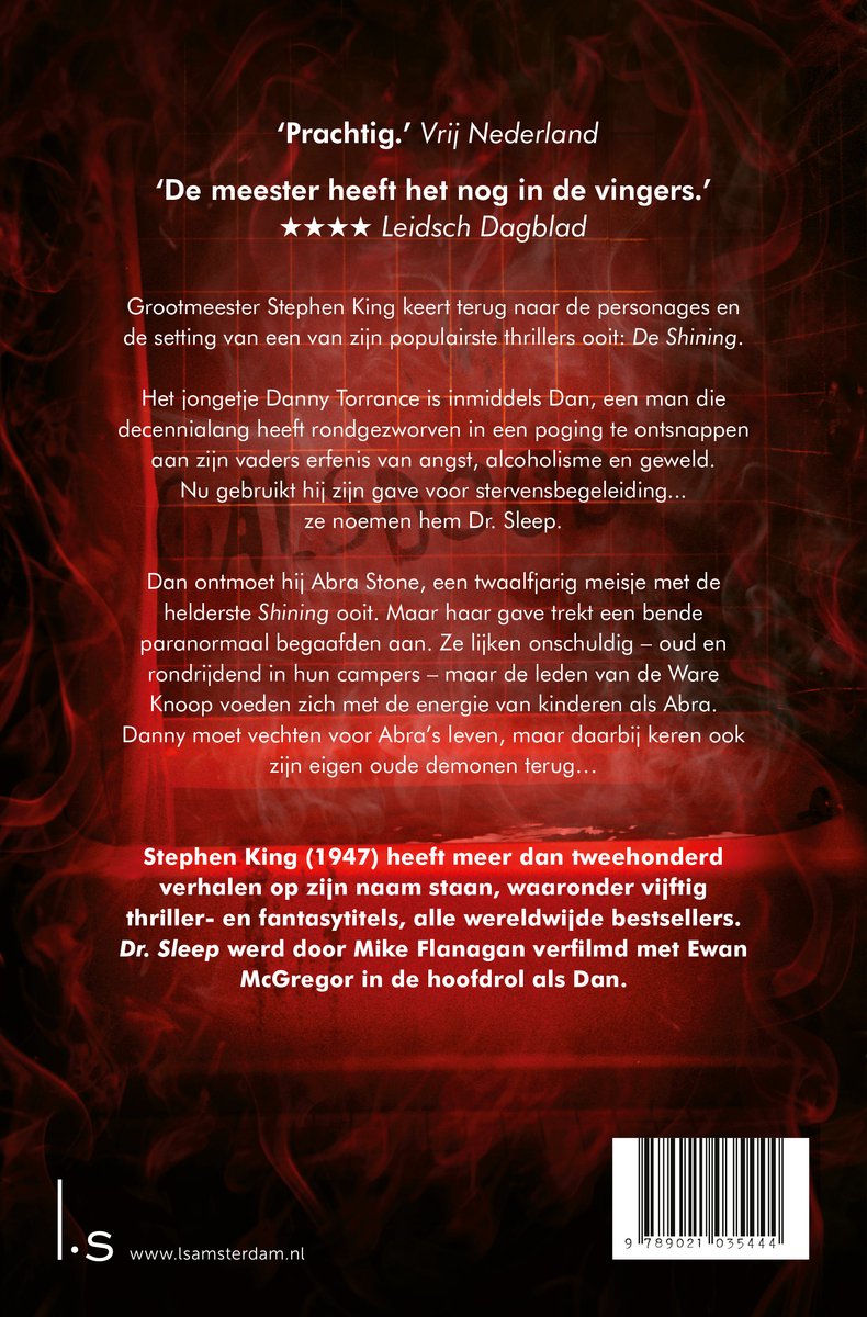 Dr. Sleep - back cover