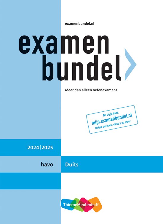 Examenbundel havo Duits 2024/2025 - cover