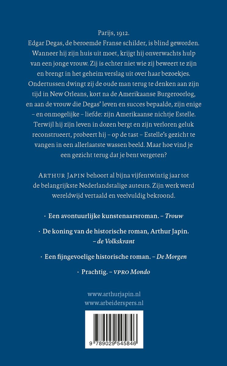 Mrs. Degas - back cover