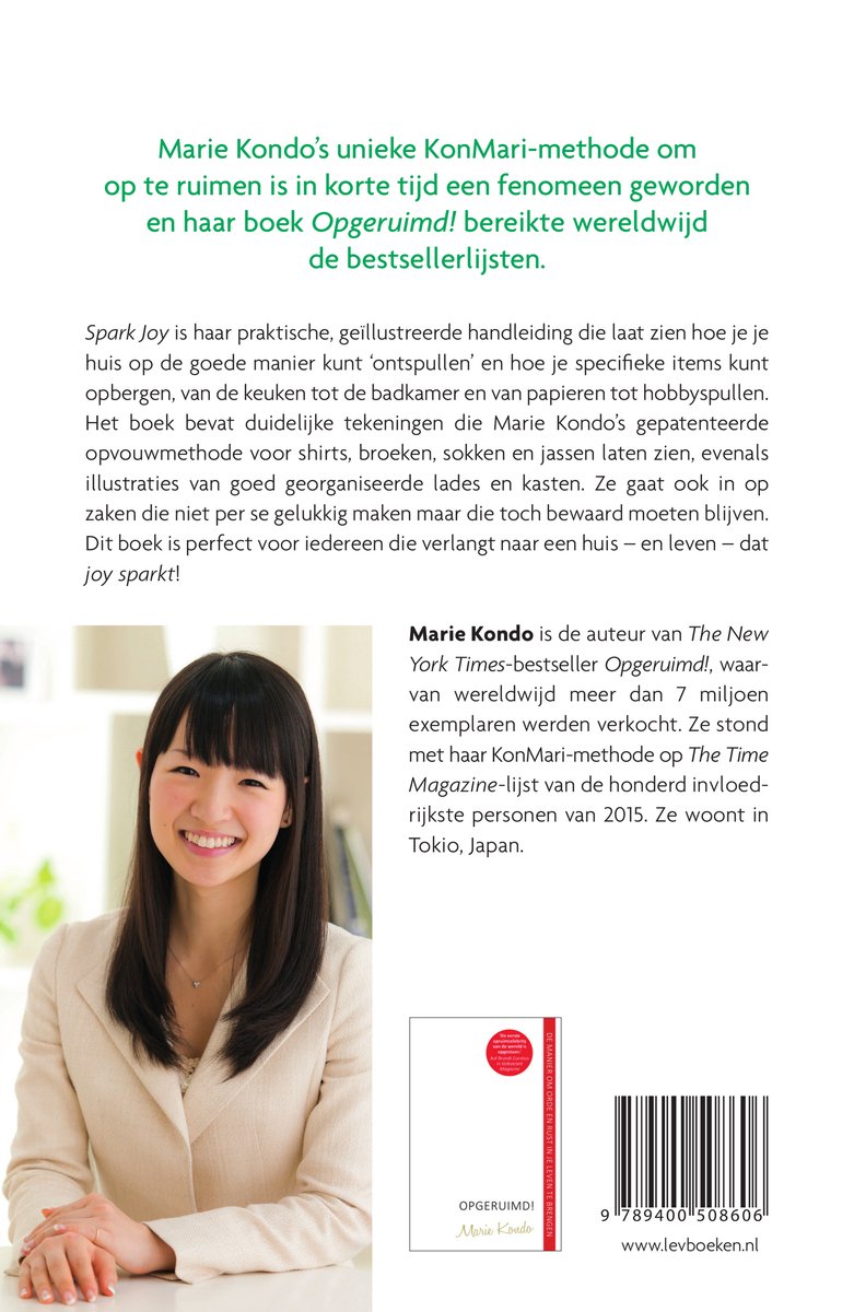 Spark Joy - back cover