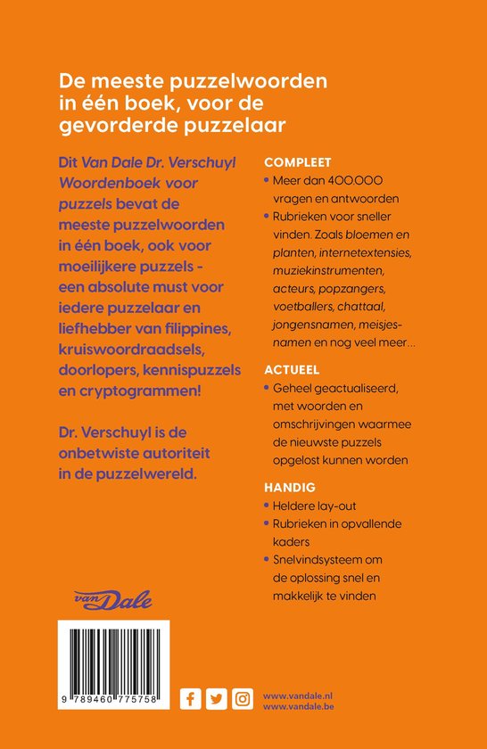 Van Dale Woordenboek voor puzzels - Groot
