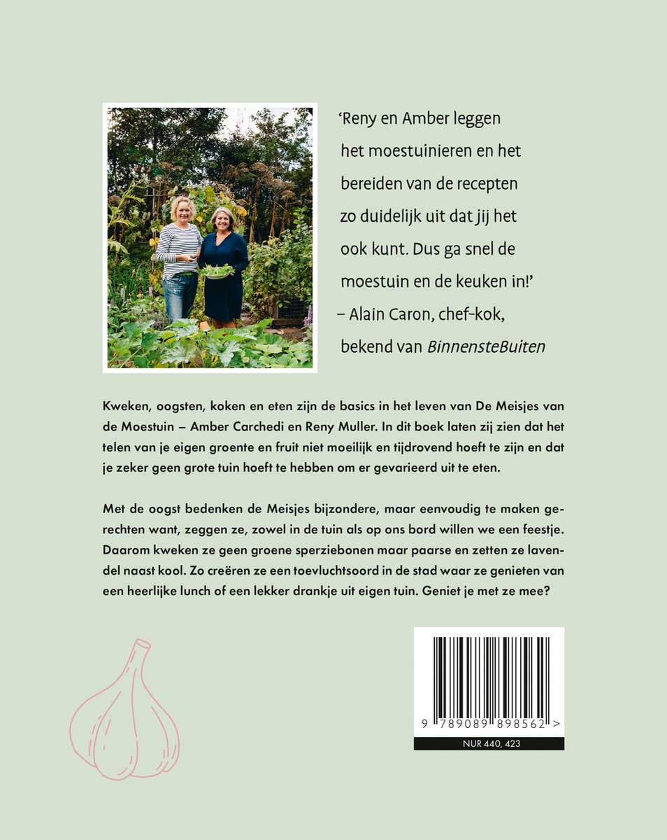De meisjes van de moestuin - back cover