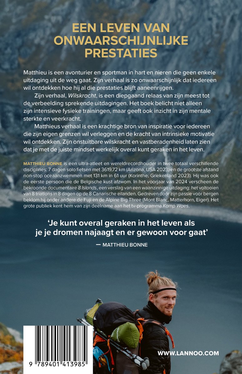 Wilskracht - back cover