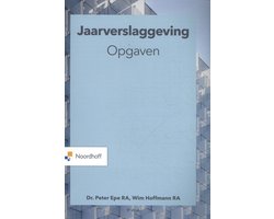 Omslag van Jaarverslaggeving opgaven