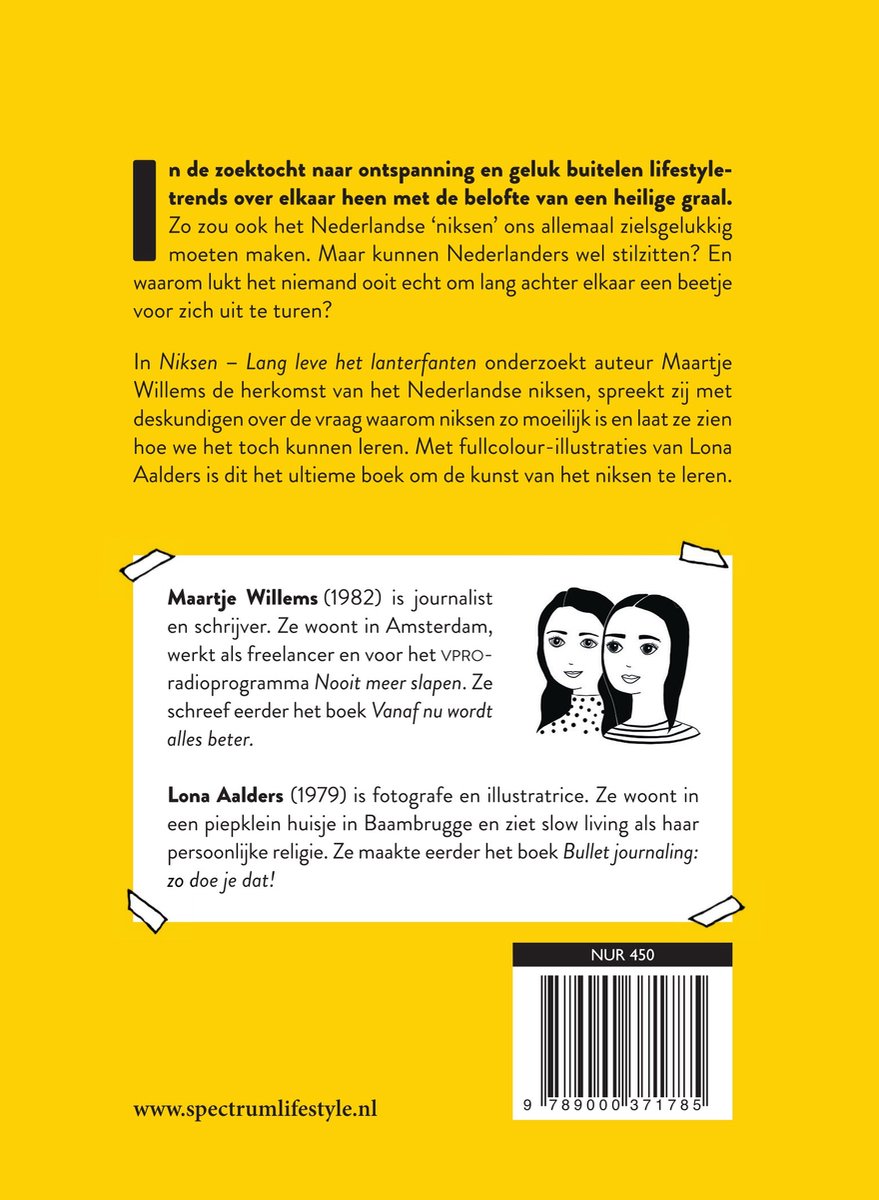 Niksen - back cover