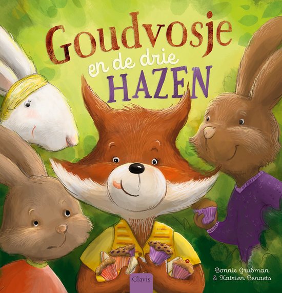 Goudvosje en de drie hazen - cover