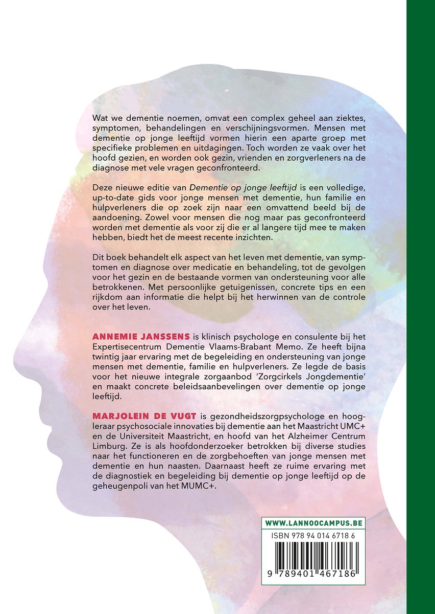 Dementie op jonge leeftijd - back cover
