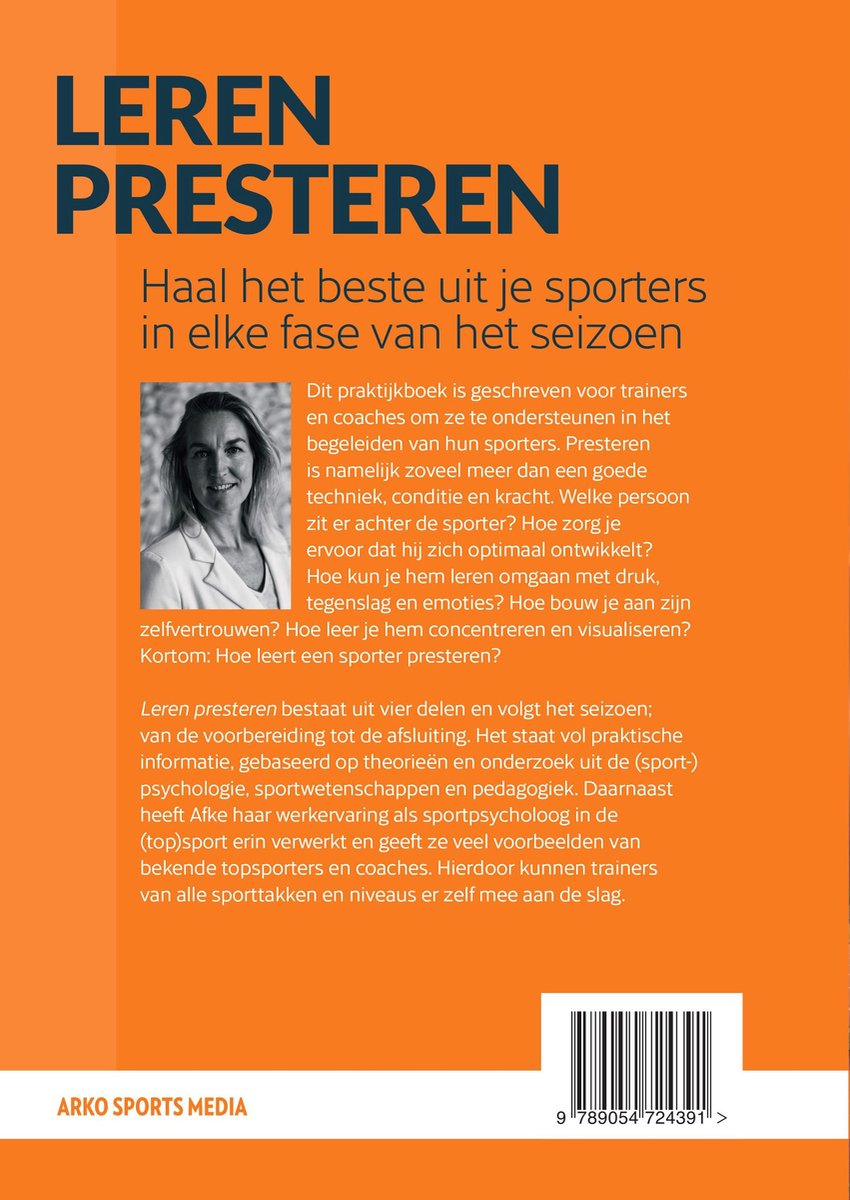 Leren presteren - back cover