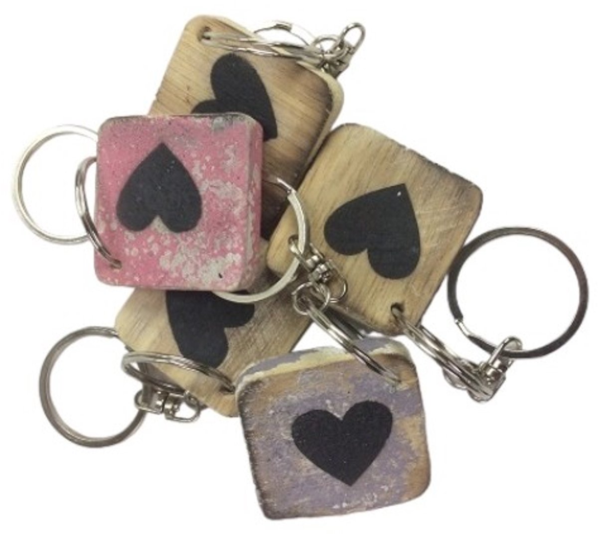 Sleutelhanger symbool Hart dicht