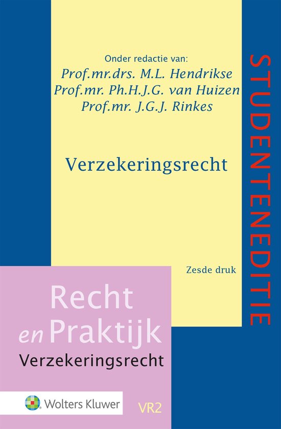 Verzekeringsrecht Studenteneditie - cover