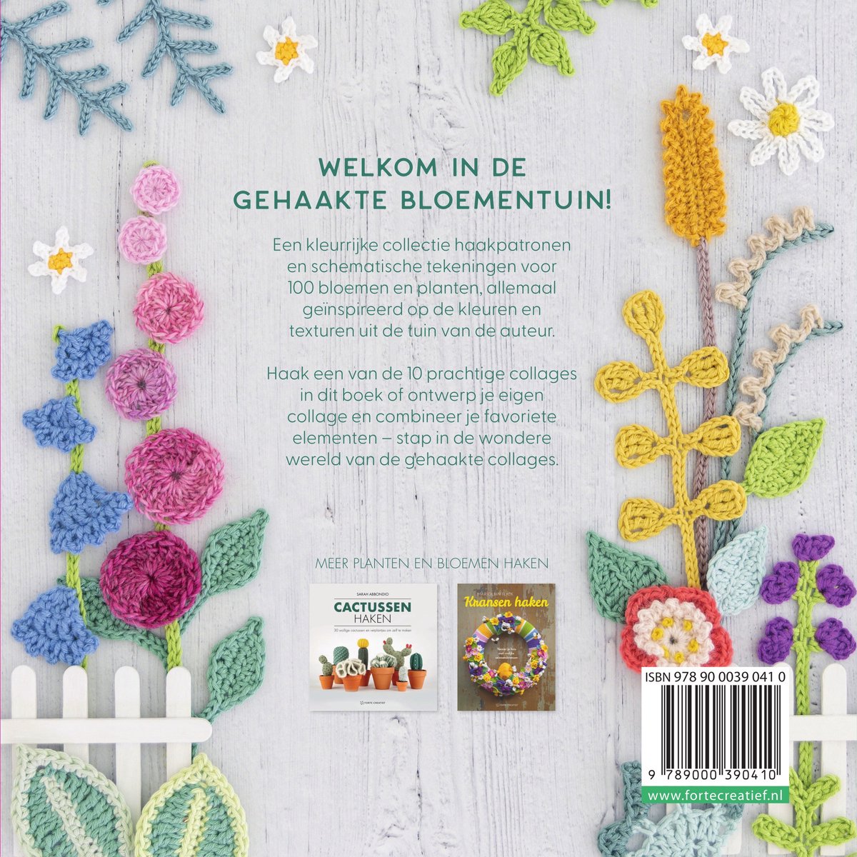 Bloemencollages haken - back cover