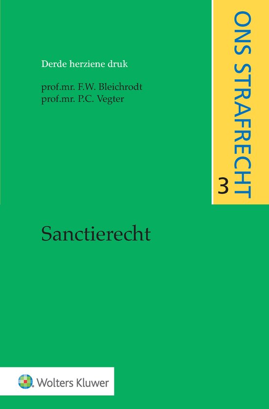 Sanctierecht derde herziene druk - cover