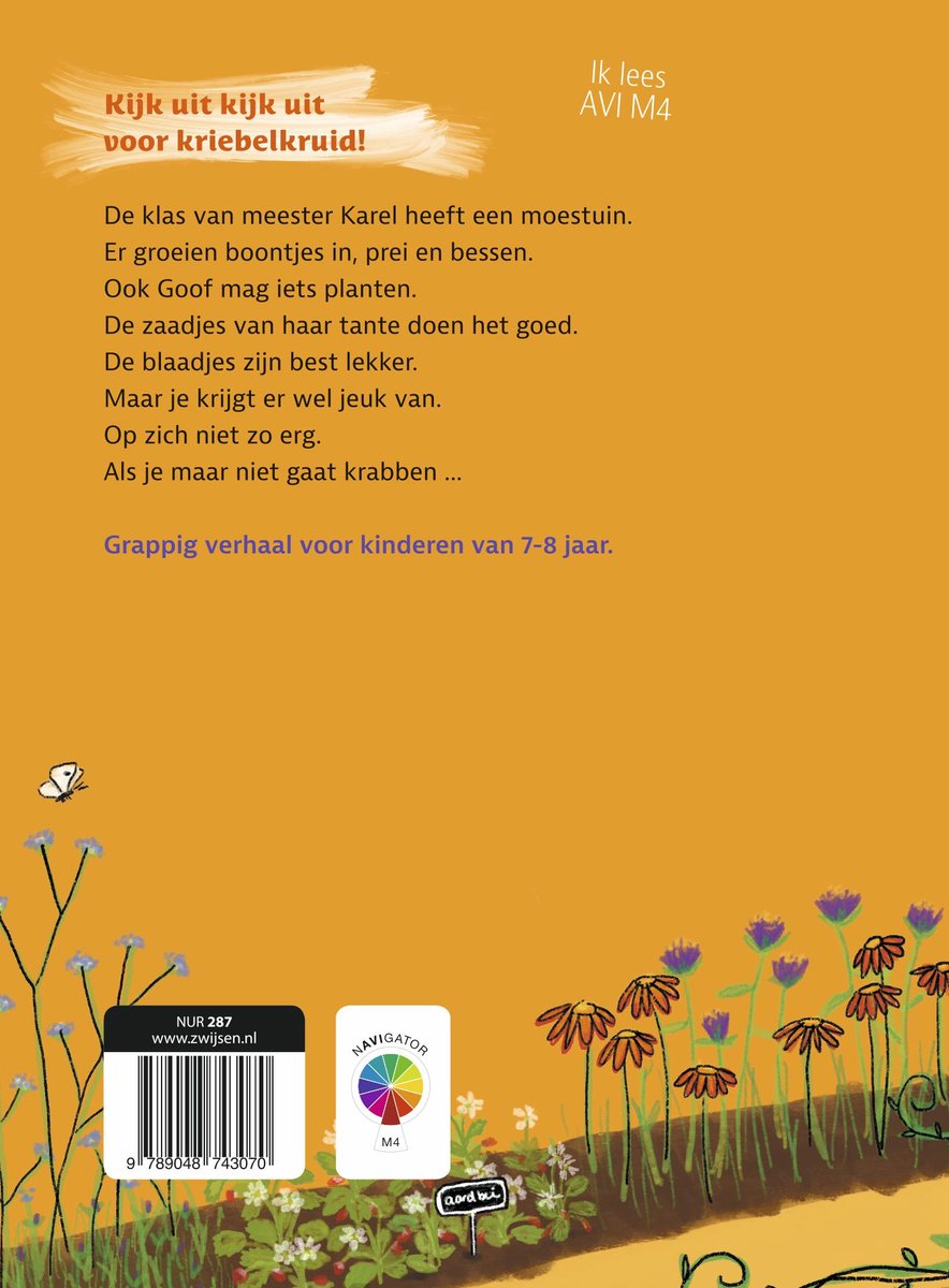 Ik lees AVI - Kijk uit kijk uit voor kriebelkruid! - back cover