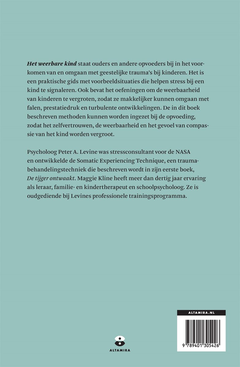 Het weerbare kind - back cover