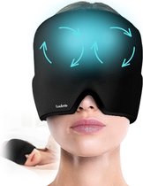 Migraine Muts Met Extra Gel - Anti Migraine masker - Hoofdpijn Oogmasker - Gezichtsmasker - Heat Cap - Ice Hat - Cold & Hot Therapy