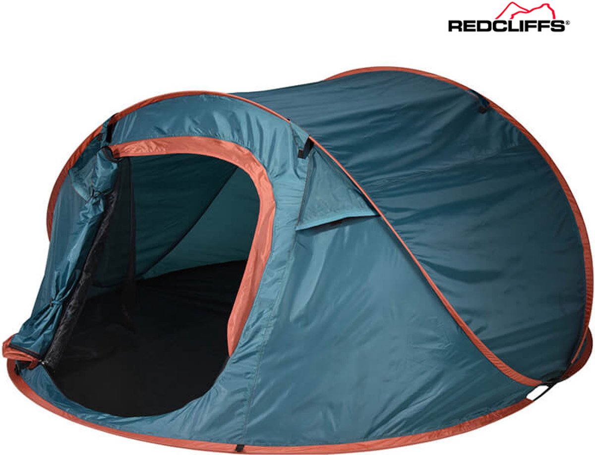Redcliffs pop up tent blauw - 1 - 3 personen - 240 x 210 x 105